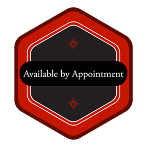 Available By Appointment Badge